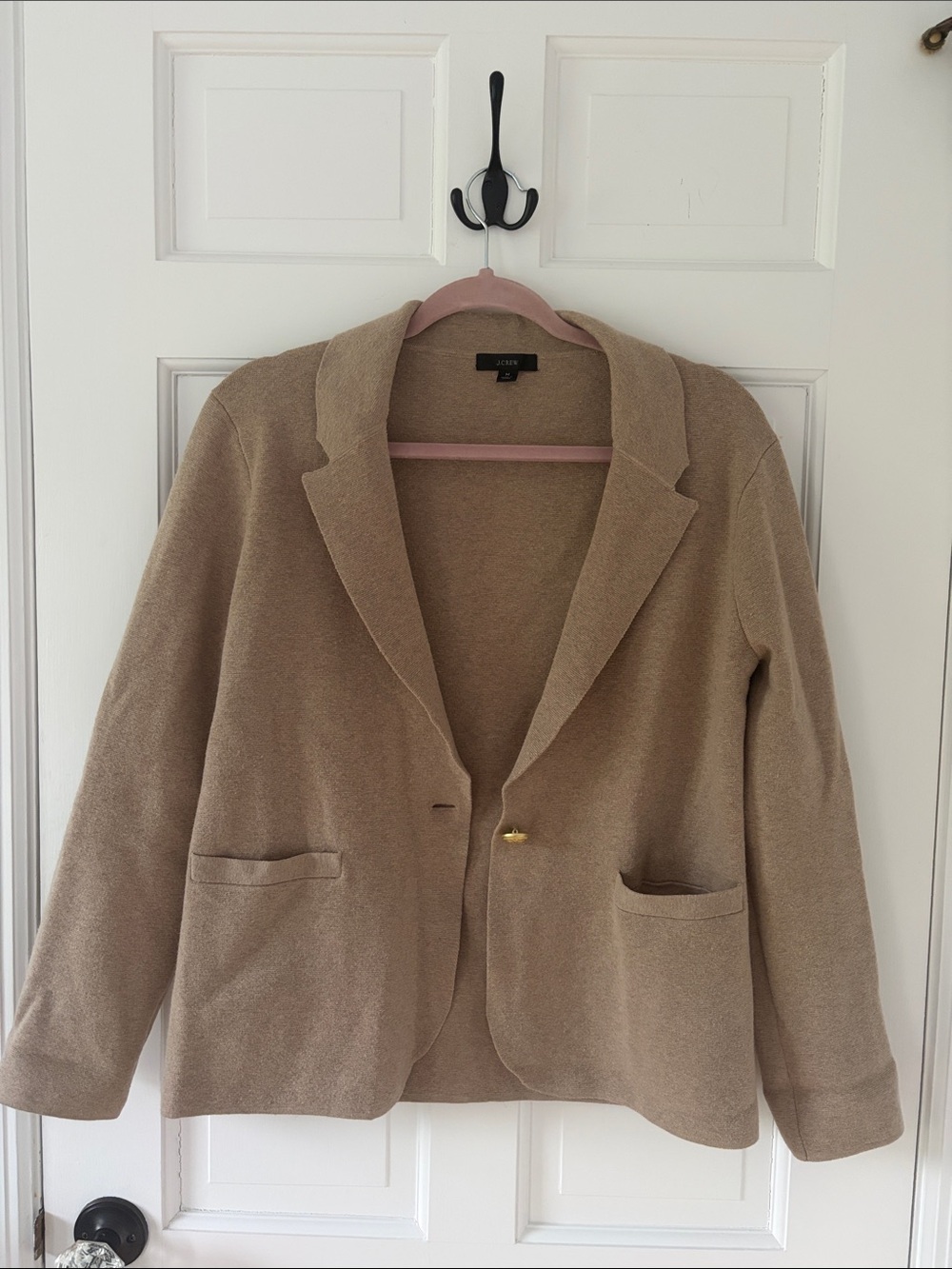 J Crew  Women's Tan Blazer Jacket